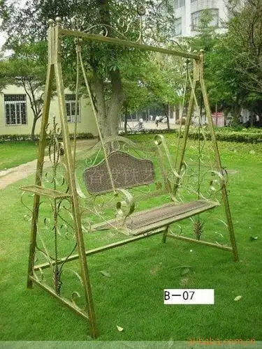 供应户外秋千椅铁艺秋千椅户外摇椅