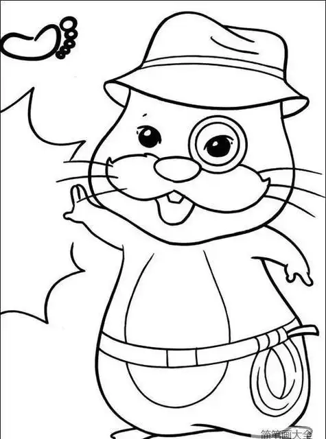 画小动物卡通人物涂色6可爱动物卡通填色合集可爱动物卡通图标图片小