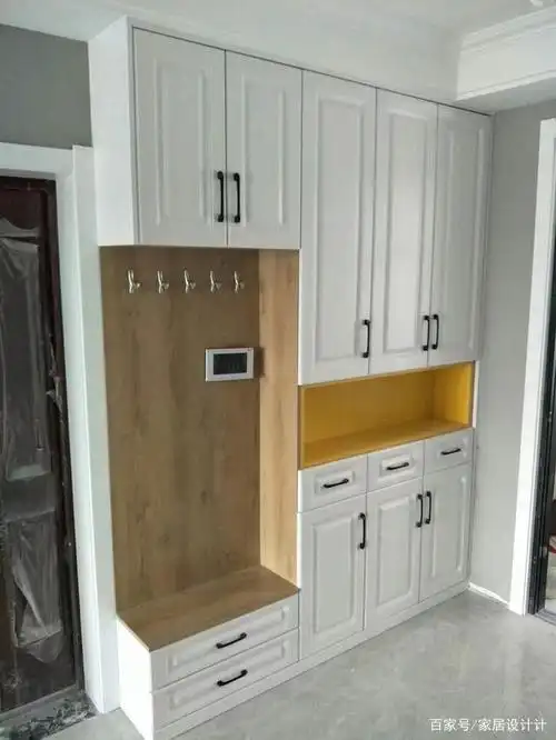12种超火的入门鞋柜设计,实用好看不说,还适用各种户型