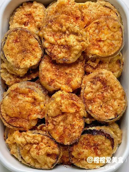 真的太香了,外皮酥脆可口,茄子肉嫩滑～做法还很简单,喜欢的赶紧去试