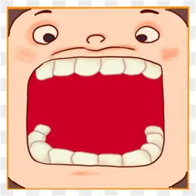 可爱的张大嘴巴卡通图片大嘴巴图片搞笑图片大全