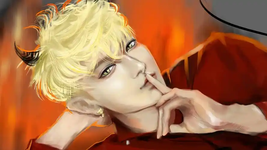 黄子韬微博帅气插画