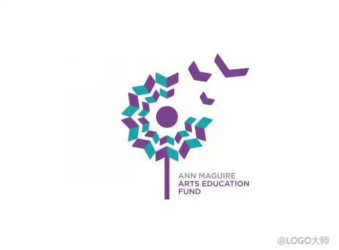 一组以蒲公英为元素的灵感logo设计欣赏_新浪看点