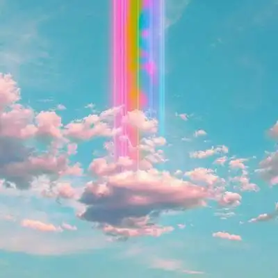 雨后彩虹头像最漂亮的唯美的彩虹头像