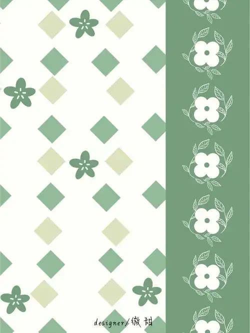 给你点颜色清新淡雅小花朵背景60