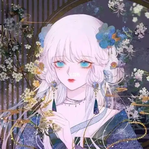 动漫头像复杂仙女仰头 - 性感女生头像!