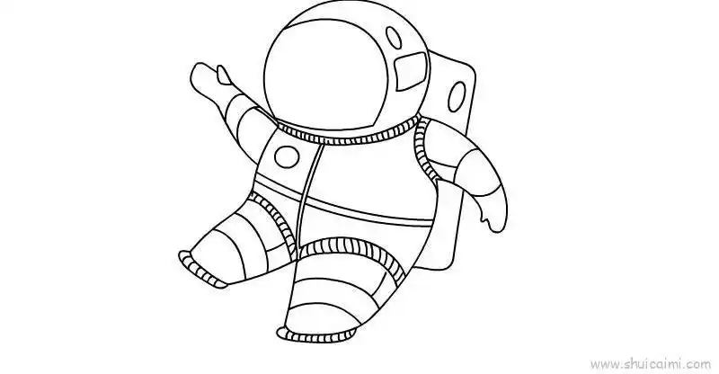 太空畅想儿童画怎么画太空畅想简笔画图片