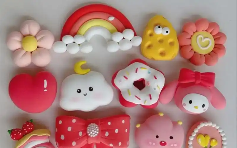 粉色系粘土萌物教程