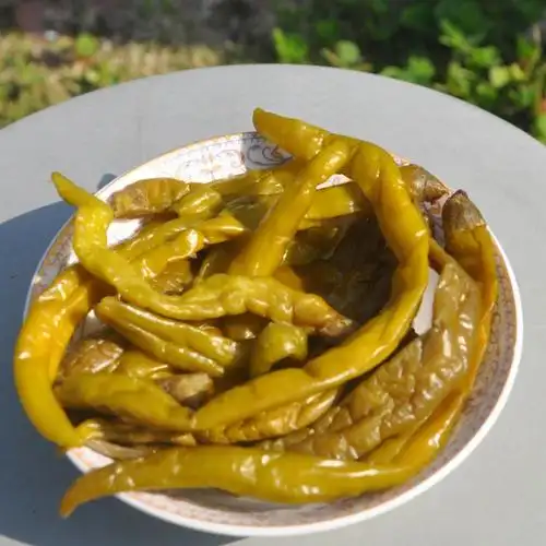 500克农家酱辣椒泡酸辣椒咸酱菜下饭菜湘菜原料酒店食材湖南特产