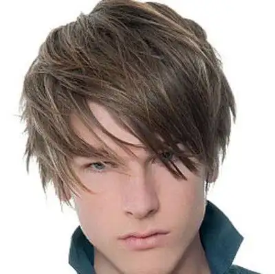 男生长碎发发型图片男中长发个性发型