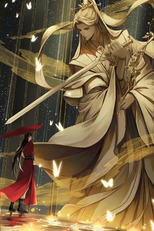 画墙纸谢怜花城三郎花怜国漫动漫周边天官赐福挂画 03 谢怜 其它 海报