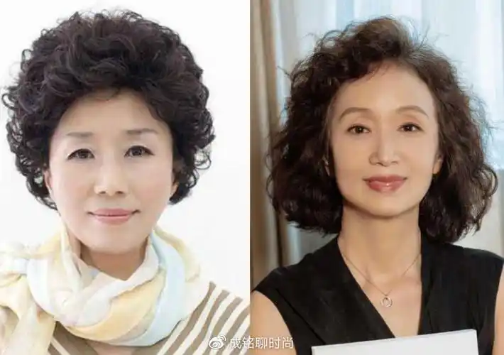 六十岁老人这样烫发既显发量多保持时间更长时髦洋气又显年轻