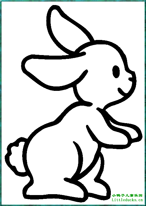 动物简笔画大全小兔子简笔画16