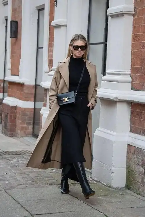 长靴配怎么搭配好看