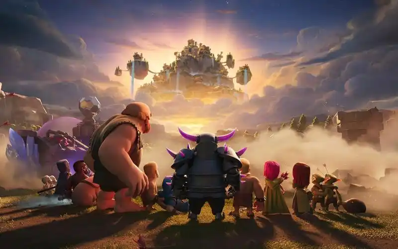 国服部落都城和15本更新在即,值得收藏的部落冲突官方精美电脑壁纸