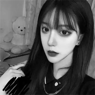超拽霸气黑白女生头像图片