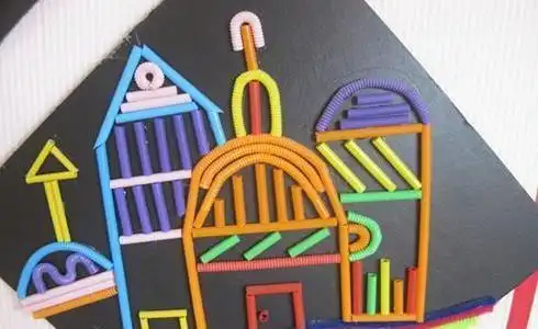 夏天喝完了饮料一定要把吸管留下来!一起画画做手工啊