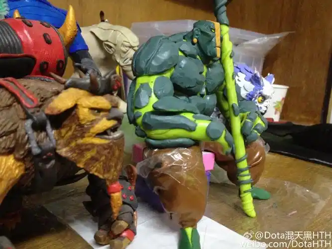 dota2玩家自制手办 土猫模型还原度超高