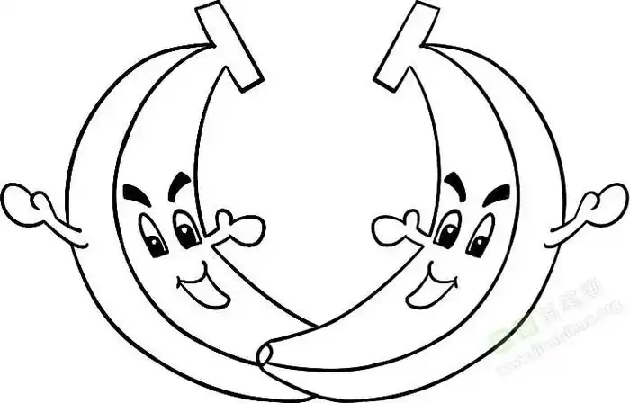 香蕉简笔画简单画法香蕉简笔画怎么画哲学香蕉君简笔画哲学香蕉君简笔