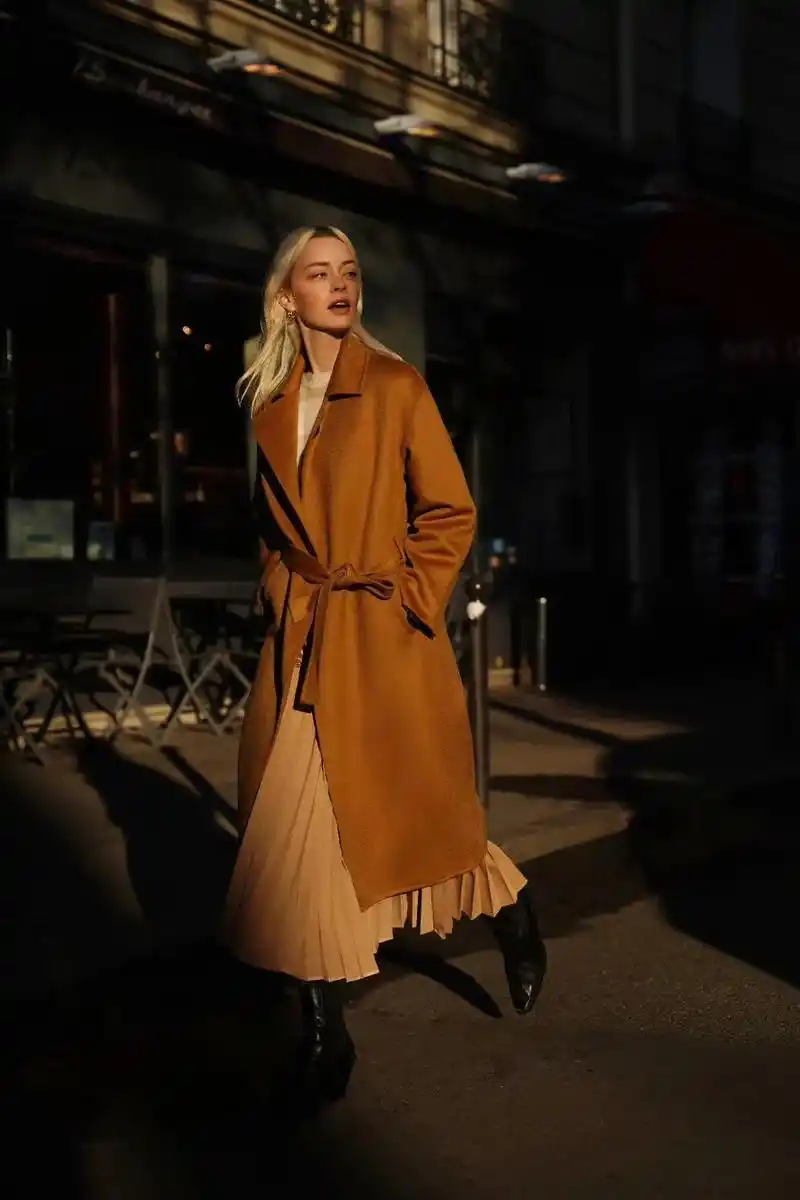 图文来了 #高级感穿搭 #街拍 #欧美风 #大衣 #服装短 - 抖音