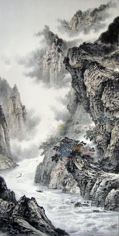 名家画山水欣赏