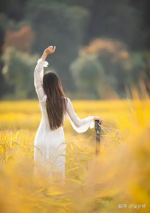 稻田拍摄美女人像教你7个摄影技巧满足好看唯美有意境的要求