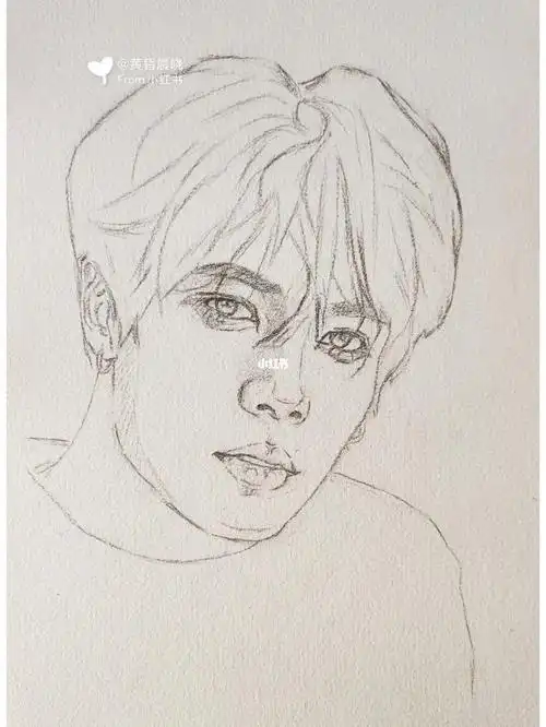 橘子味的秋天手绘水彩林彦俊