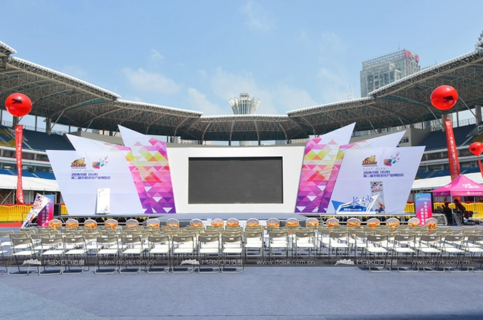 长沙手机展主舞台设计搭建