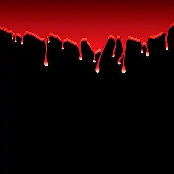 血,边界,黑色背景