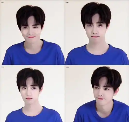 肖战不同时期的证件照,哪张最好看?_战战_休闲_笑容