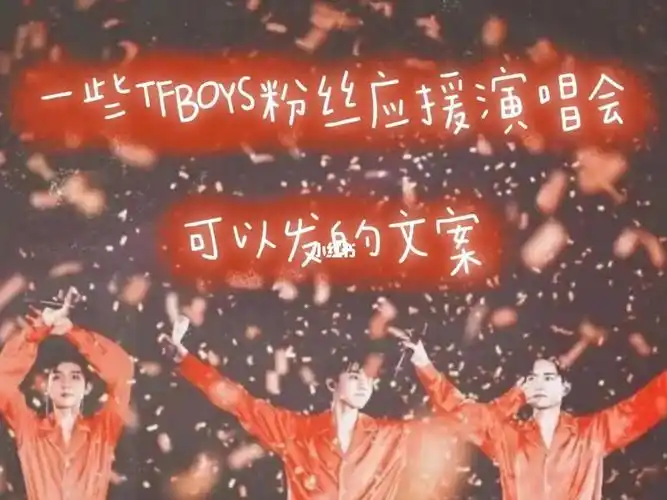 tfboys粉丝应援演唱会发的文案【下】