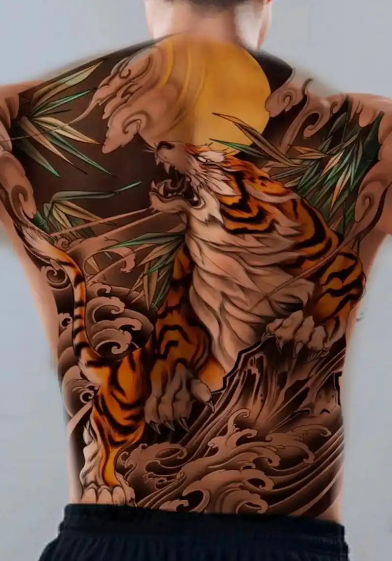 满背纹身 #日式老传统 #传统刺青 #满背纹身 #满背 - 抖音