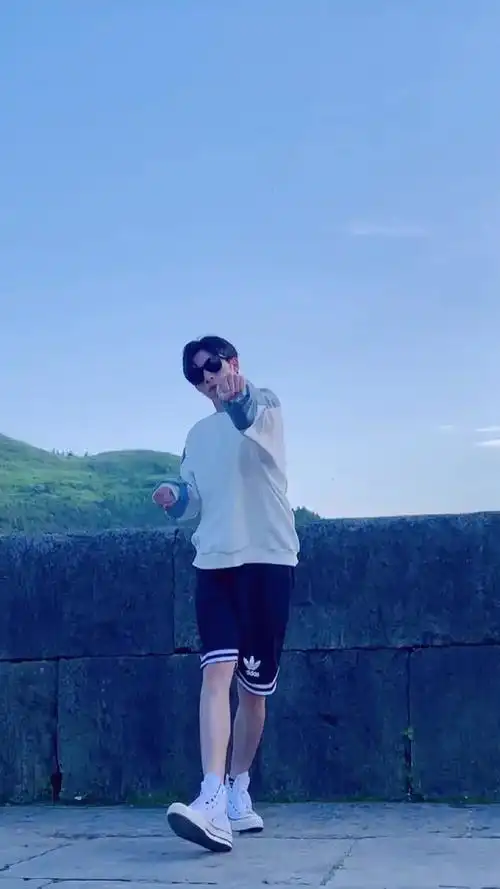 大众脸戴上墨镜总能像很多人#鹿晗 #男饭