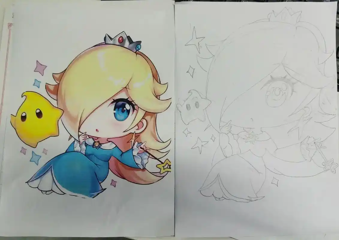 爱画画的小朋友 #动漫人物绘画  - 抖音