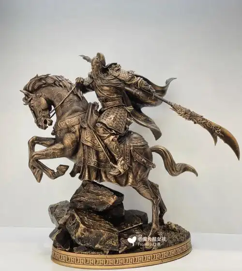 三国五虎将关羽17收藏手办雕像摆件