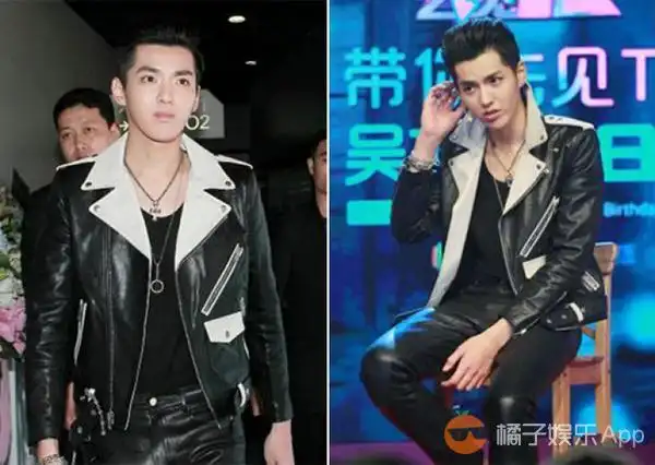 吴亦凡才是最爱穿皮裤的人!秒杀邓紫棋!