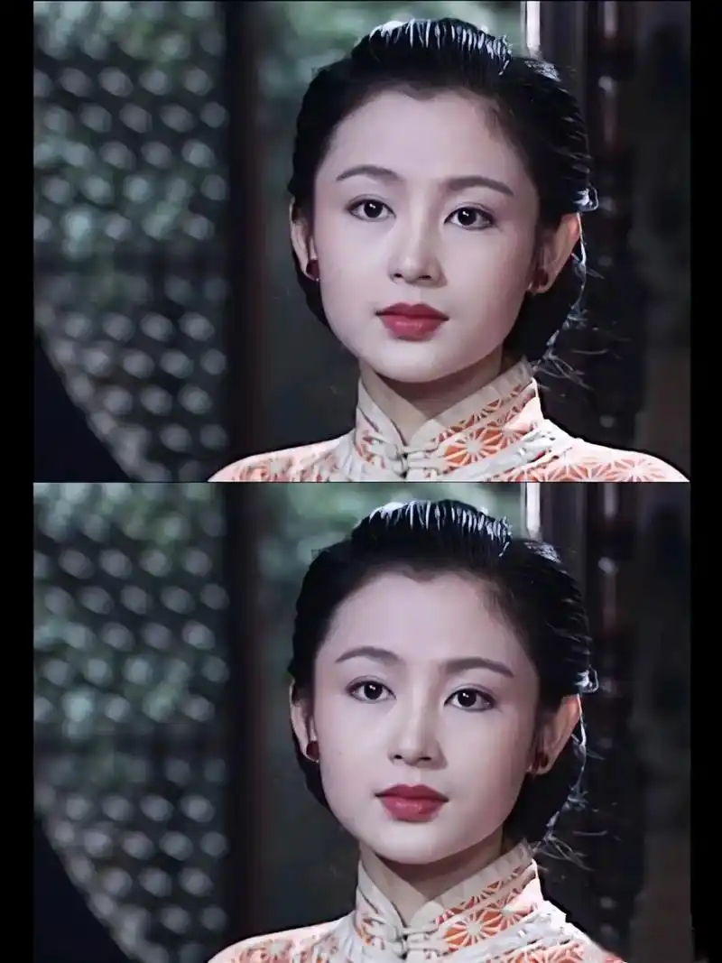 陈红比蒋勤勤差在眼睛,和脸型皮肤,但是鼻子比她好看点.