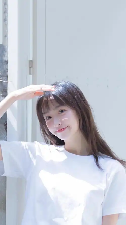 小清新少女甜美可爱清纯元气精致迷人