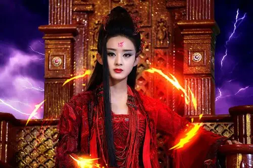《花千骨》赵丽颖逆袭开挂 红衣妖神霸气出世