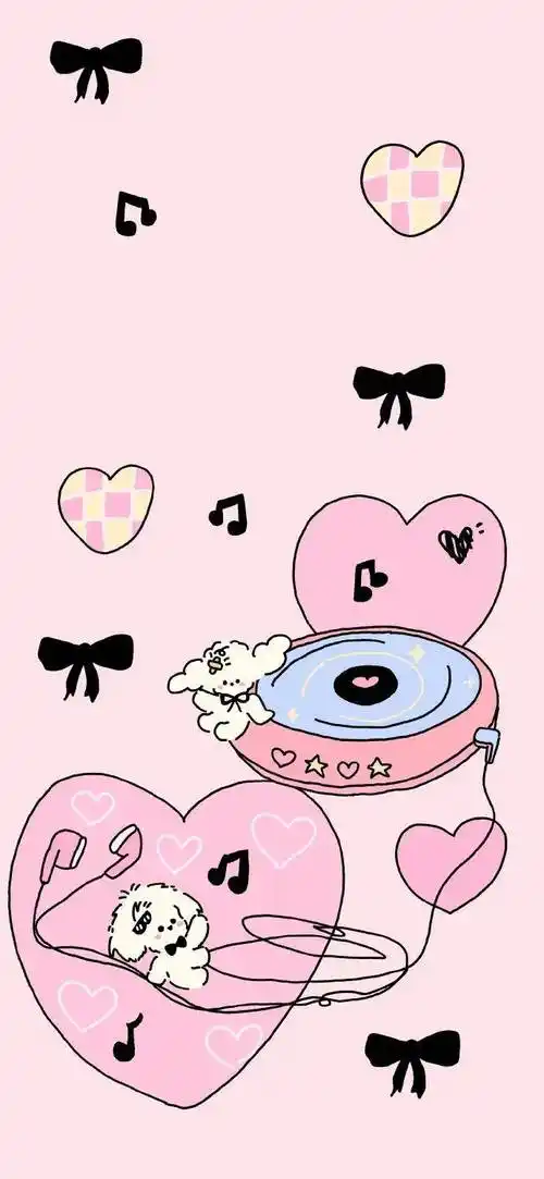 可爱 锁屏 主屏 套图手机壁纸_屏幕_开心_小熊