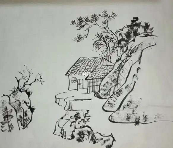 简单山水画