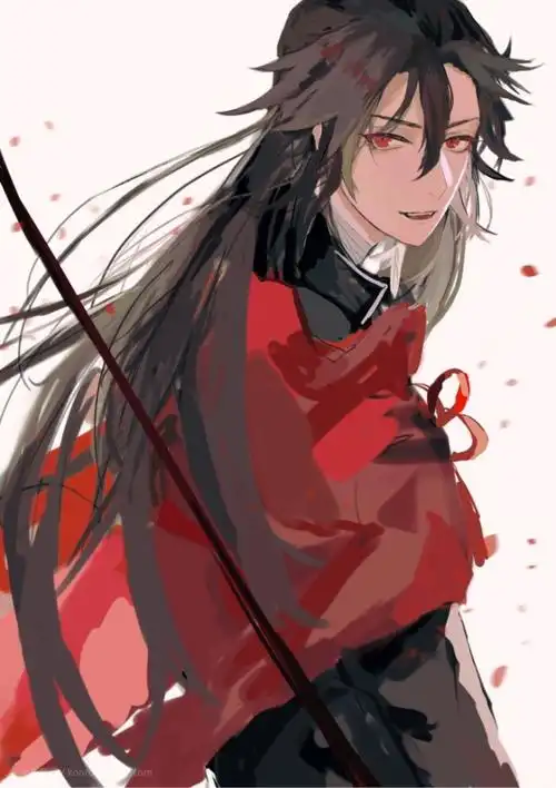 出单:红衣古风男