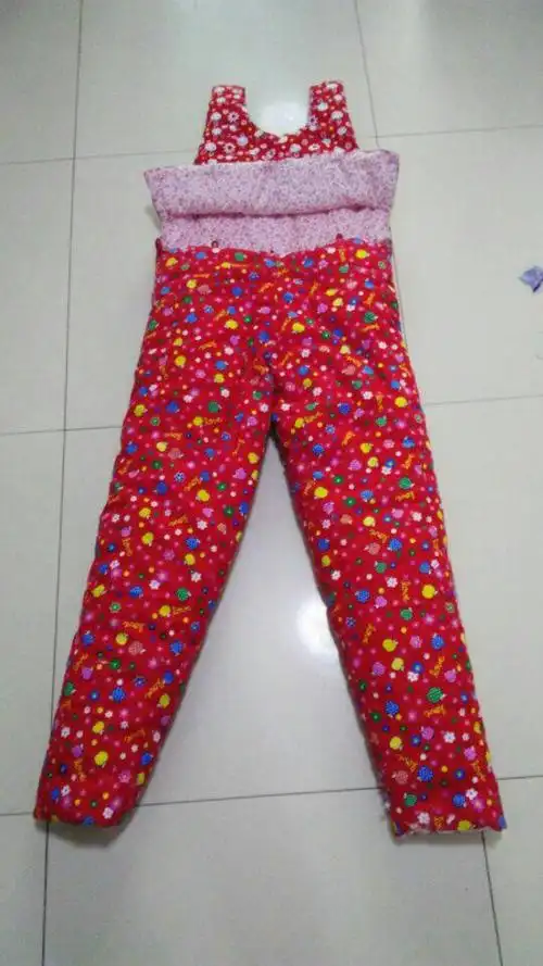 有喜欢花布做的棉裤的吗成人穿的离如图