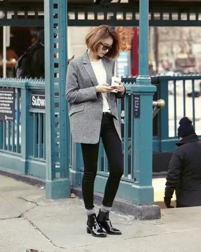 高俊熙 韩国模特 街拍