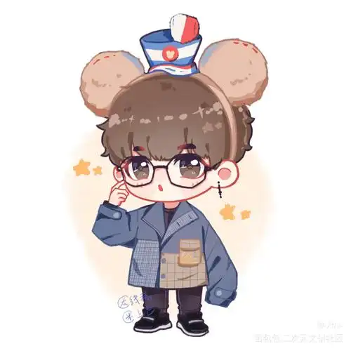 羊崽崽(2)_平涂q版q版饭绘头像cv羊仔cv羊仔绘画作品