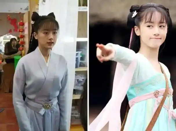 但是,导演却觉得灵气十足的袁冰妍,长得很像赵丽颖,更适合扮演女主角