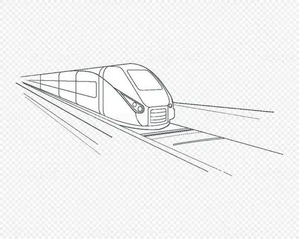 简笔画地铁怎么染色