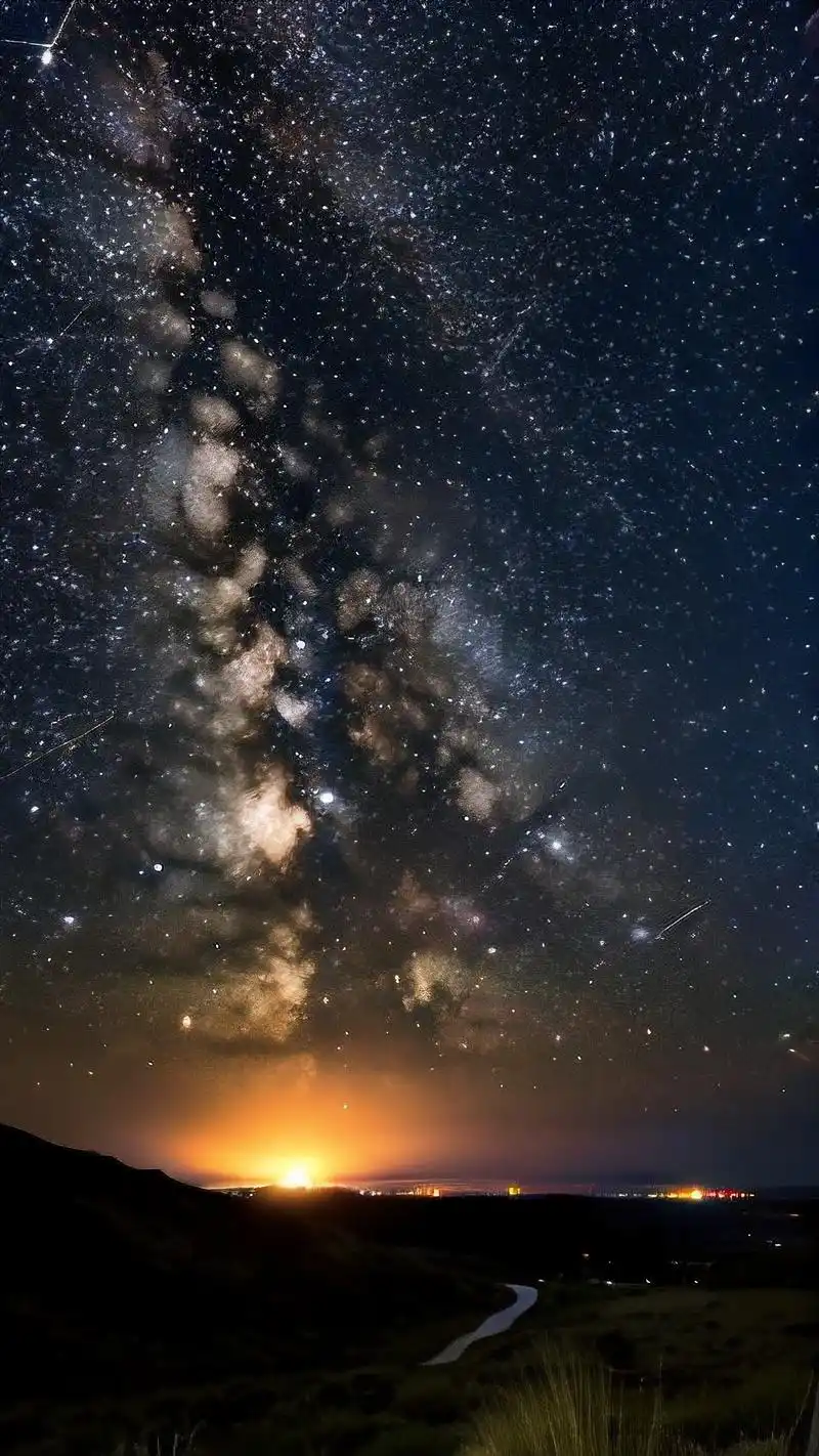 90深邃的夜空,璀璨的星辰,仿佛置身于浩瀚宇宙中,让你的聊天