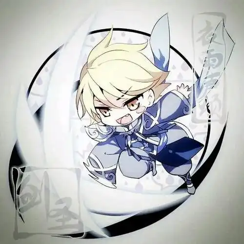 剑圣黄少天,夜雨声烦.q版超可爱啊啊啊.