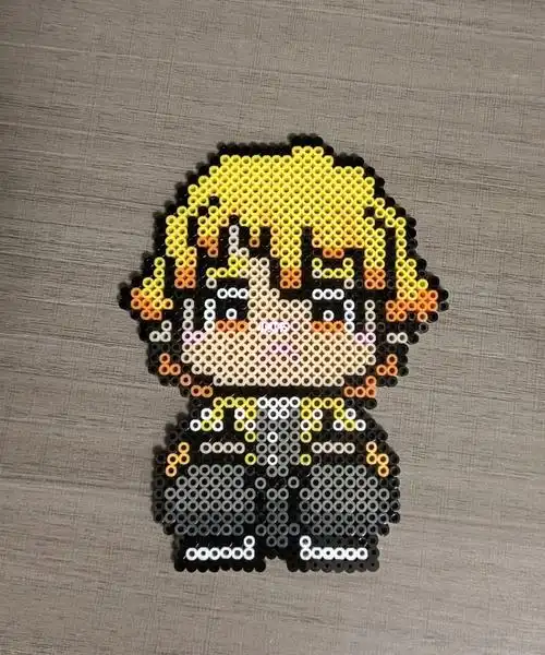 今天拼豆了么  #鬼灭之刃  #我妻善逸